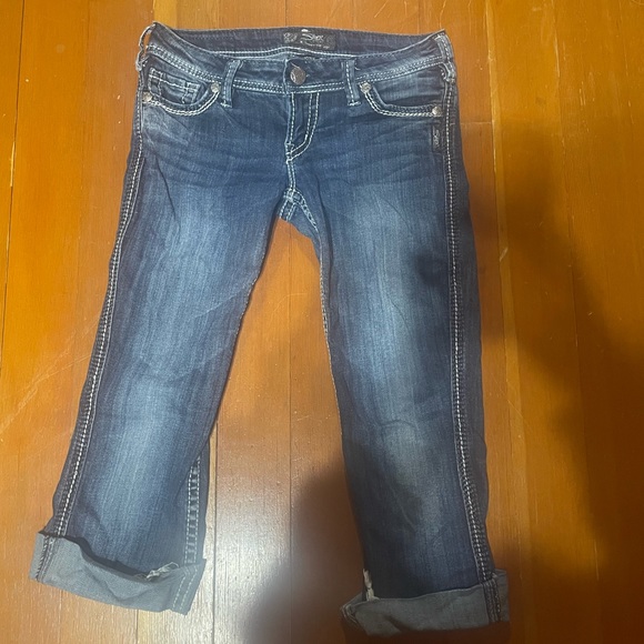 Last chance!!! 📣 Silver Cropped Jeans Junior - Picture 3 of 3